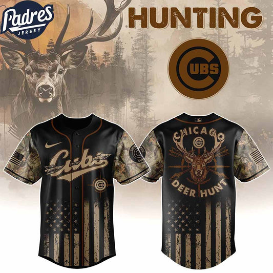 Chicago Cubs MLB X Deer Hunting Personalized Baseball Jersey - Padres Jersey Oasis: Elevate Your Baseball Style Game