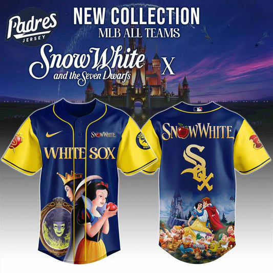 Chicago White Sox MLB x Snow White Baseball Jersey 2025 - Padres Jersey Oasis: Elevate Your Baseball Style Game