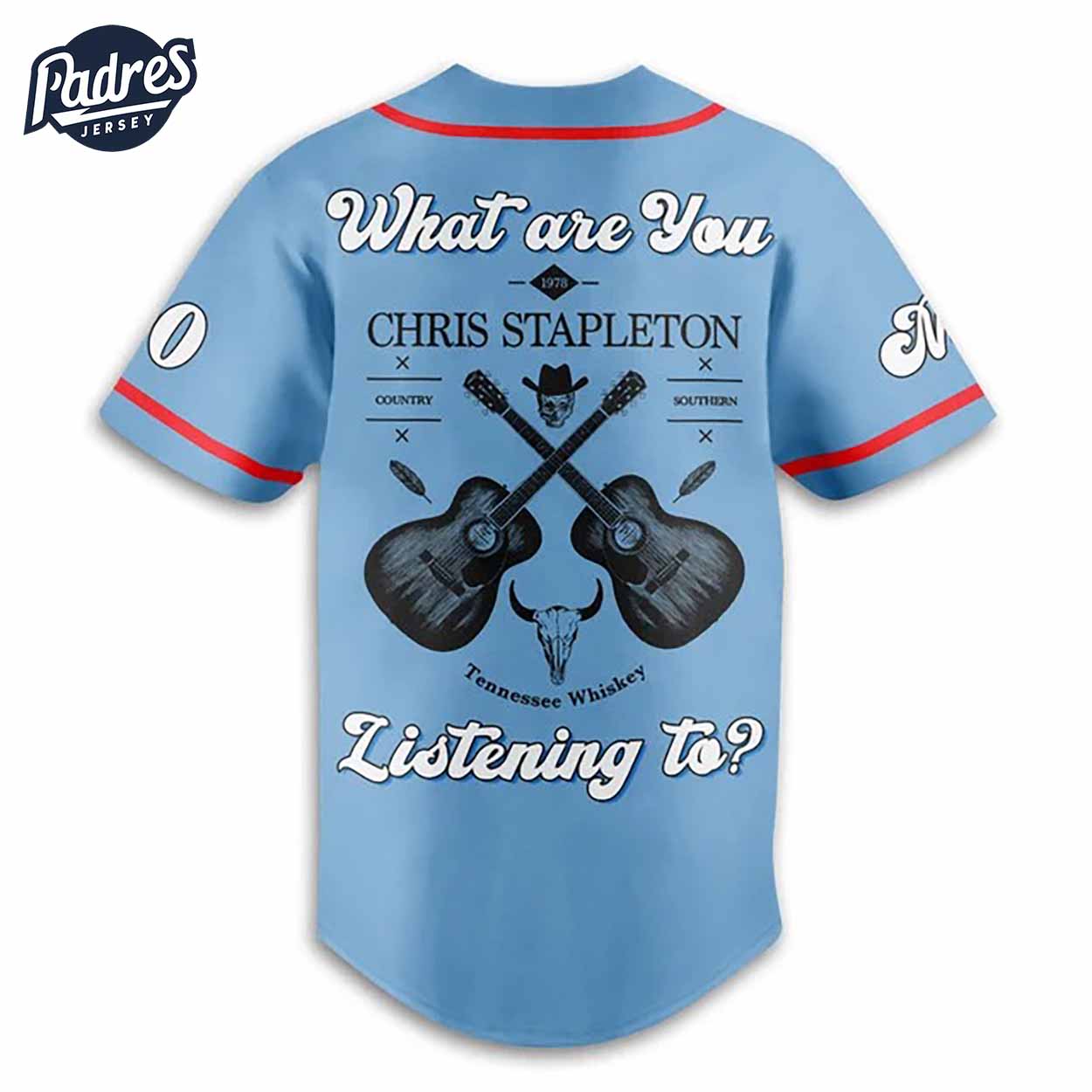 Chris Stapleton Custom Baseball Jersey Style - Padres Jersey Oasis: Elevate Your Baseball Style Game