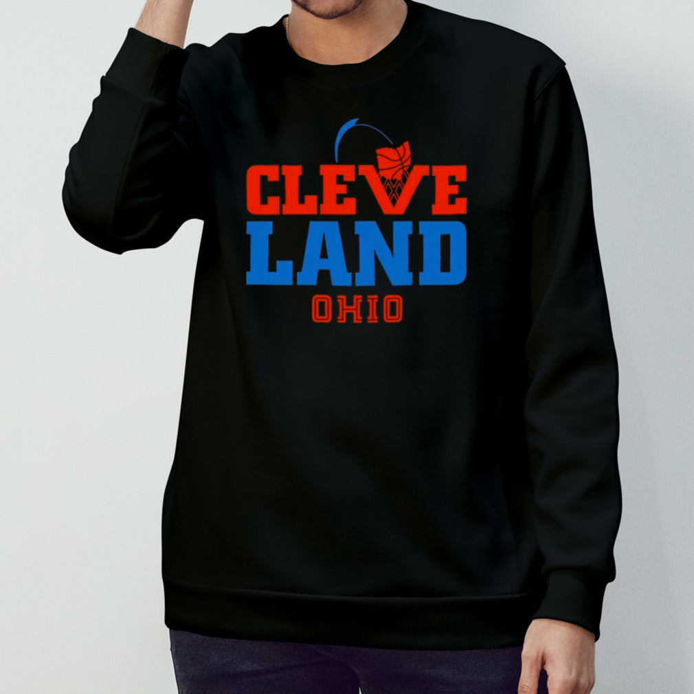 Cleveland Basketball Net Ohio Shirt