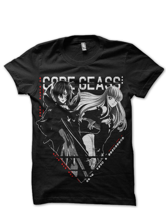 Code Geass Lelouch Black T-Shirt Style002