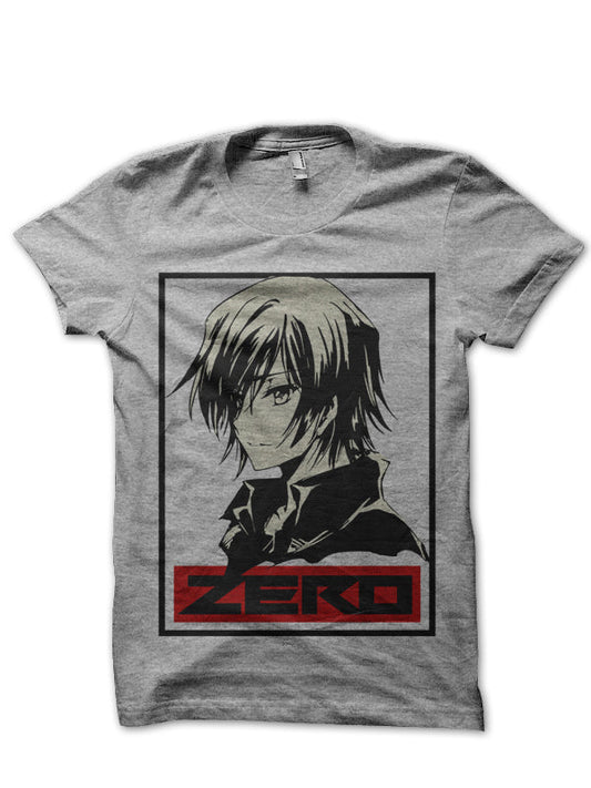 Code Geass Lelouch Grey T-Shirt
