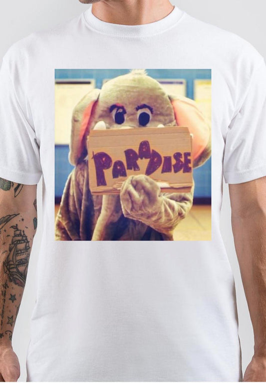 Coldplay Paradise Elephant White T-Shirt