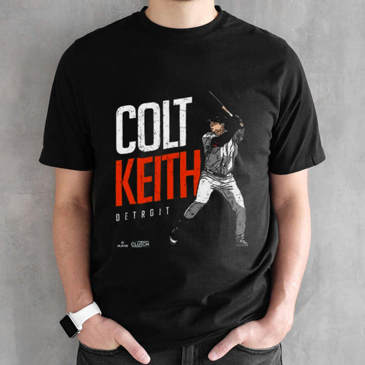 Colt Keith Player Detroit Tigers Baseball T-shirt
