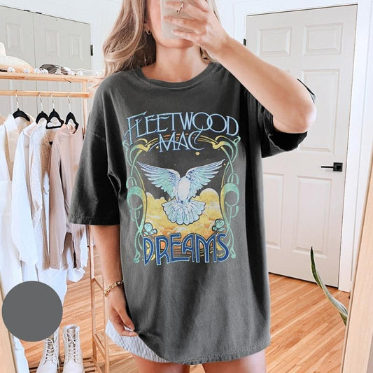 Comfort Colors Fleetwood Mac Rumours Music Rock Band Shirt, Fleetwood Mac Rumours Vintage Retro Music Shirt