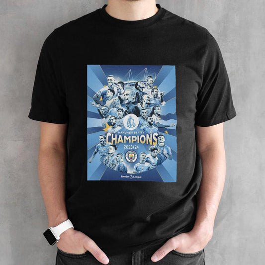 Congrats Manchester City Champions Premier League 2023-2024 Man City Champions T-Shirt