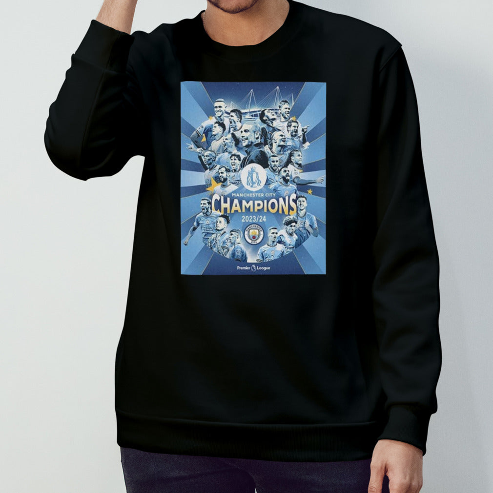 Congrats Manchester City Champions Premier League 2023-2024 Man City Champions T-Shirt