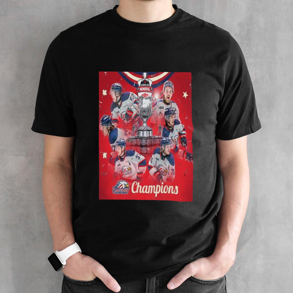 Congrats Saginaw Spirit Have Won Champions The 2024 Coupe Memorial Cup Poster T-shirt