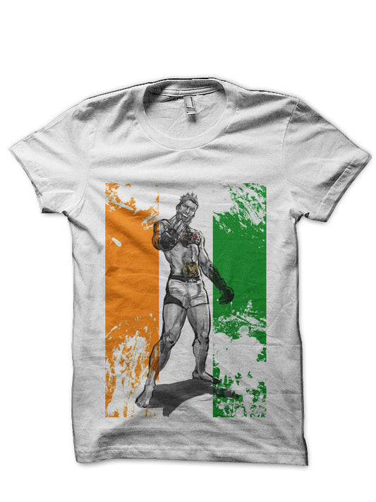 Conor McGregor White T-Shirt Style003