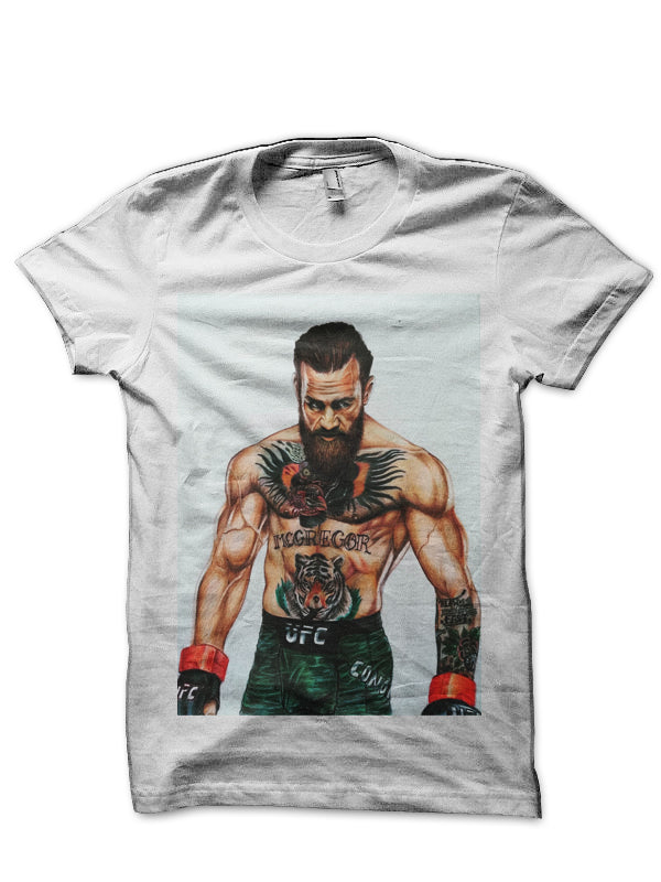 Conor McGregor White T-Shirt Style001