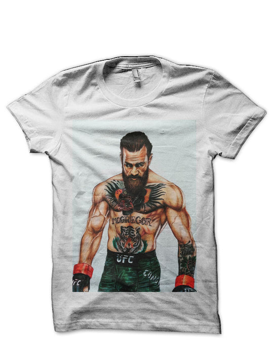 Conor McGregor White T-Shirt Style001