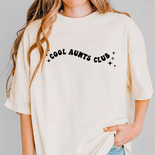 Cool Aunts Club Shirt, Aunt Mothers Day Gift, Gift for Aunt, Cool Aunt Sweatshirt, Aunt Birthday Gift, Cute Auntie Tee Gifts, Gift for Her, New Aunt Shirt Gift, Shirt for Her, Mothers Day Gift From Daughter Son, Mother Day, Women Top