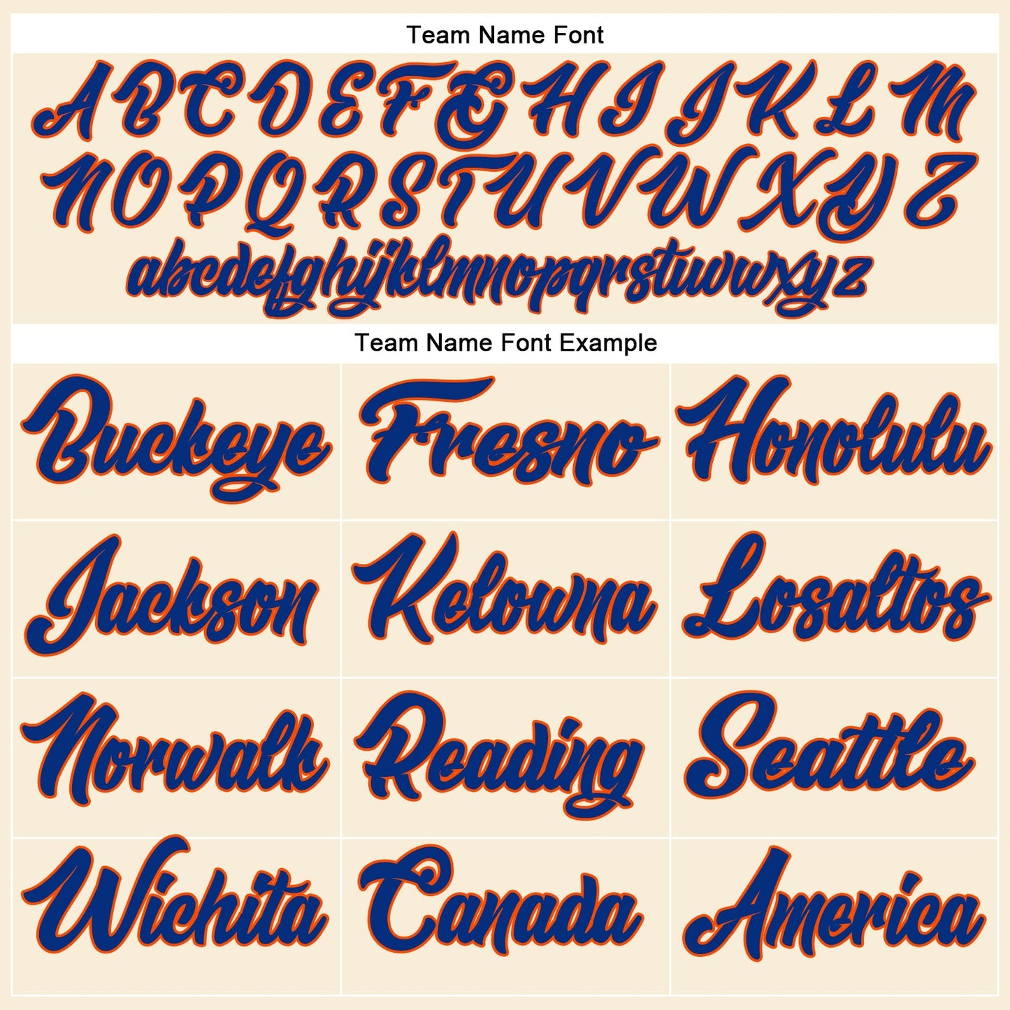 Custom Cream Royal-Orange Authentic Baseball Jersey