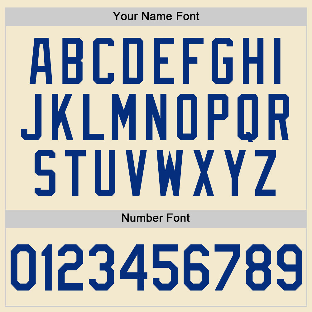 Custom Cream Royal-White Authentic Throwback Baseball Jersey