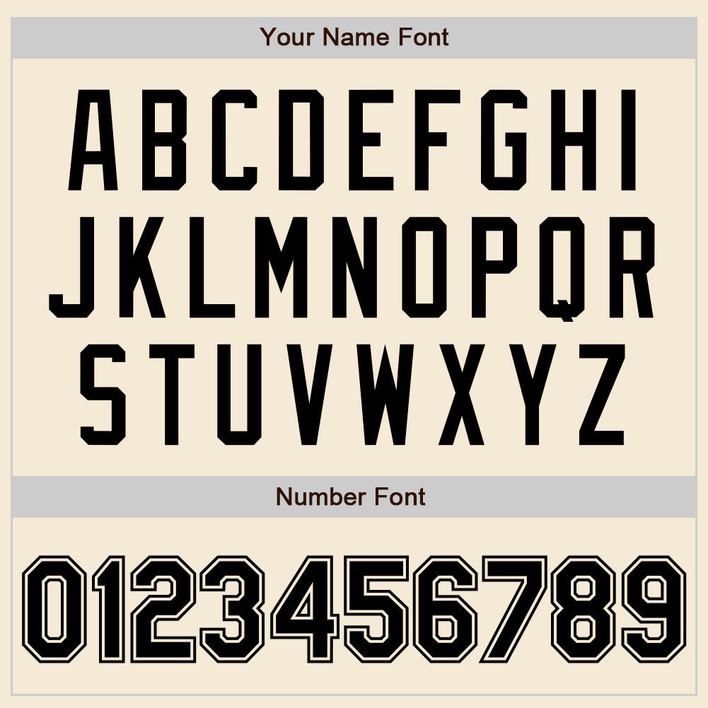 Custom Cream Black Authentic Baseball Jersey