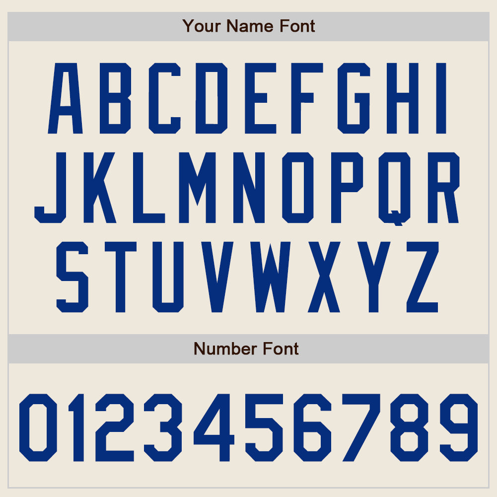 Custom Cream Royal Authentic Baseball Jersey