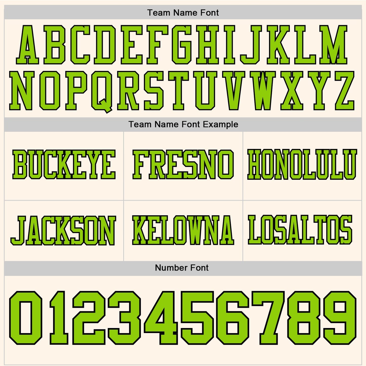 Custom Cream Neon Green-Black Authentic Football Jersey