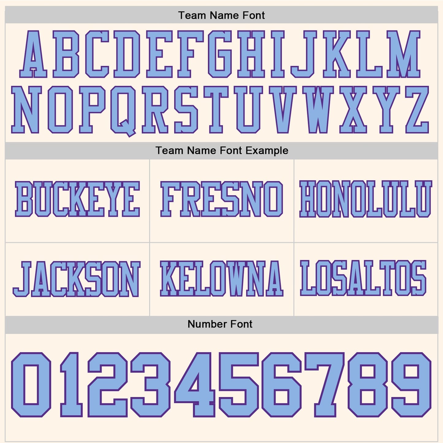 Custom Cream Light Blue-Purple Authentic Football Jersey