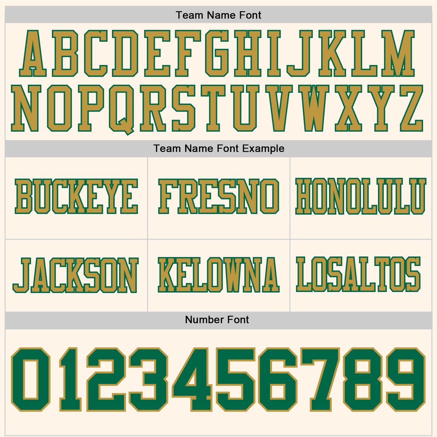 Custom Cream Kelly Green-Old Gold Authentic Football Jersey