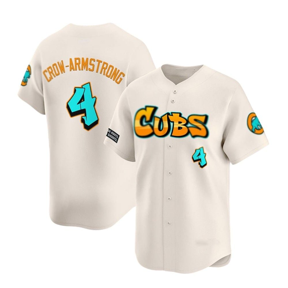 Cubs Crow Armstrong Graffiti 2025 Jersey - Grishko.com