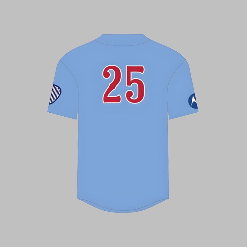 Cubs Cubs Blues Alternate Giveaway Jersey 2025 - Grishko.com