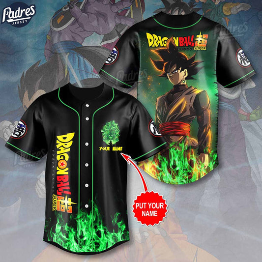 Custom Dragon Ball Z Black Goku Baseball Jersey - Padres Jersey Oasis: Elevate Your Baseball Style Game
