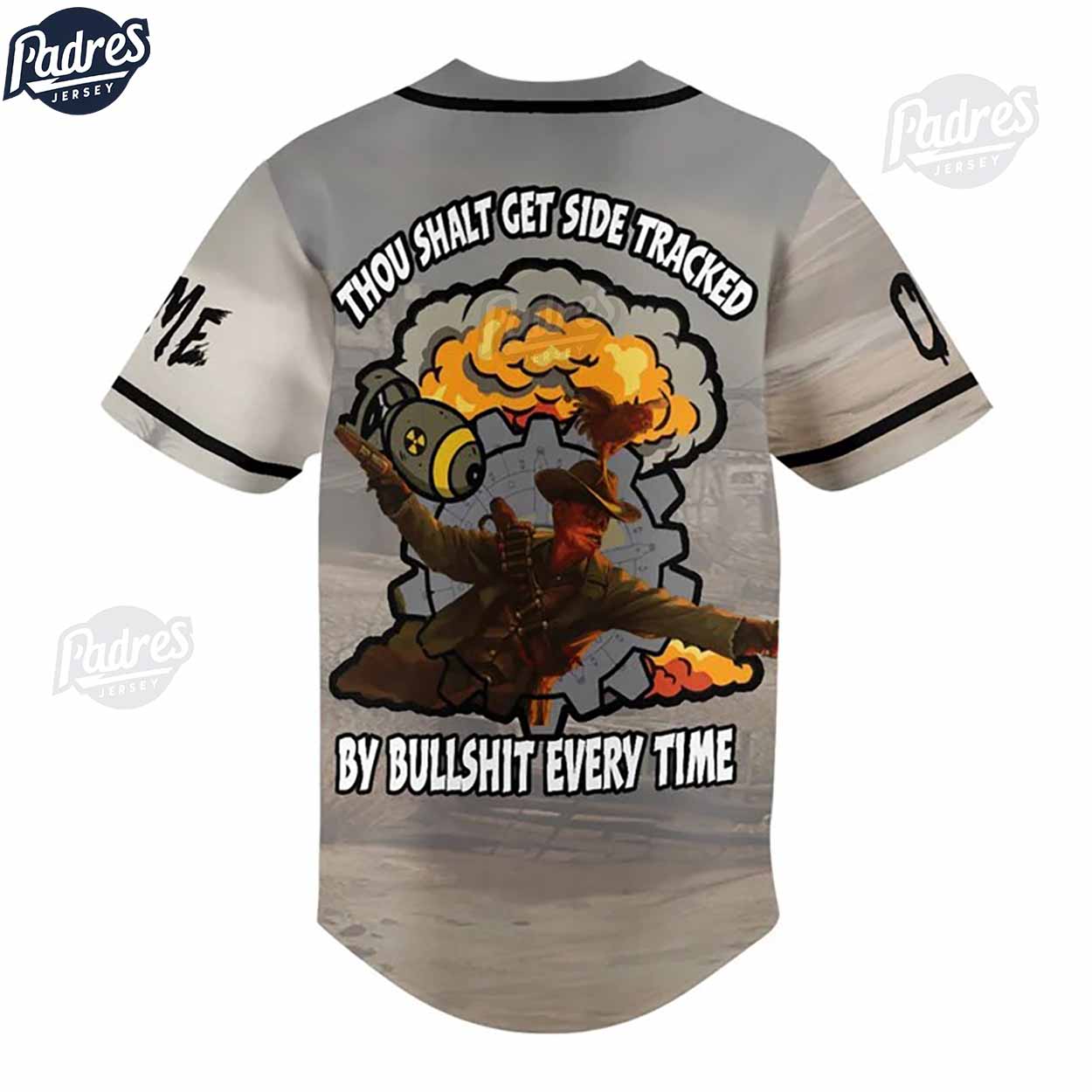 Custom Fallout The Ghoul Baseball Jersey - Padres Jersey Oasis: Elevate Your Baseball Style Game