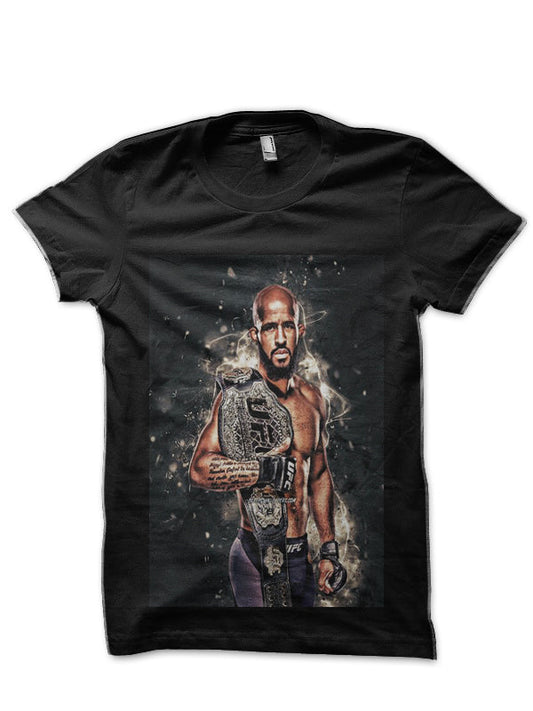 Demetrious Johnson Black T-Shirt Style004