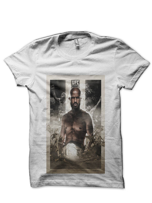 Demetrious Johnson White T-Shirt Style001
