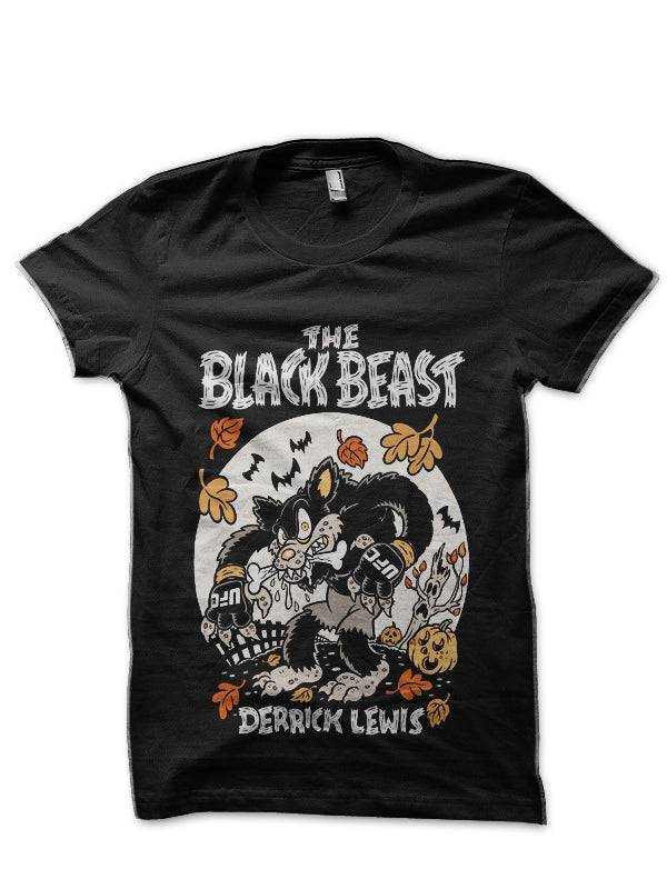 Derrick Lewis Black T-Shirt Style002