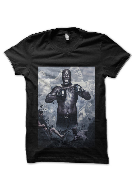 Derrick Lewis Black T-Shirt Style001