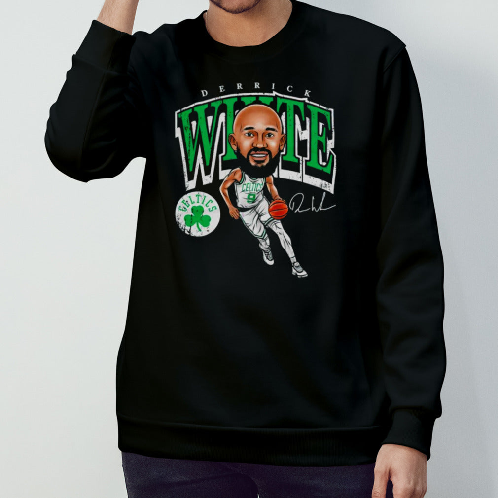 Derrick White Boston Celtics cartoon shirt