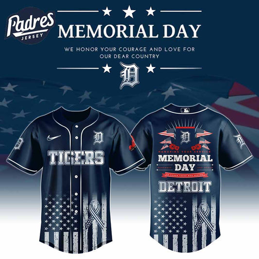 Detroit Tigers Special Memorial Day Baseball Jersey - Padres Jersey Oasis: Elevate Your Baseball Style Game
