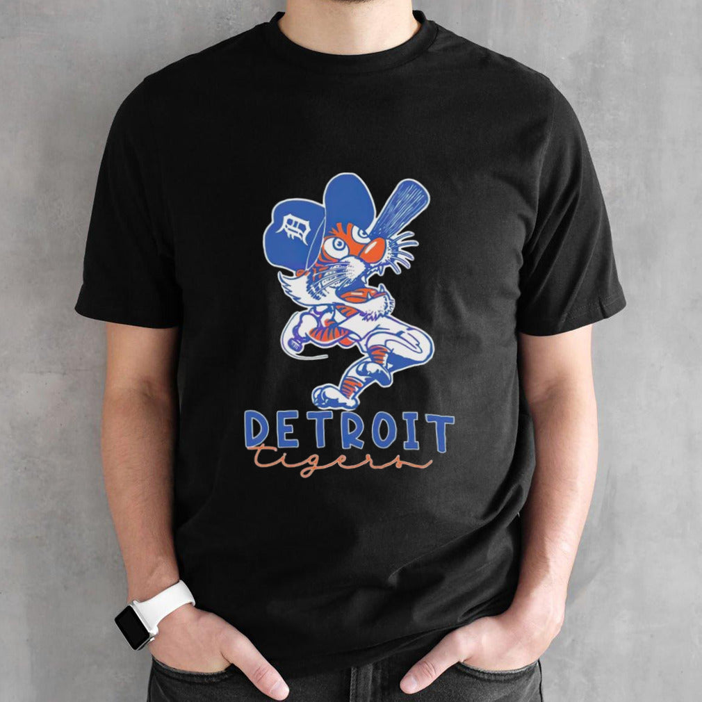 Detroit Tigers mascot retro shirt