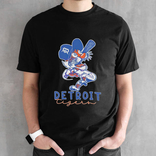 Detroit Tigers mascot retro shirt