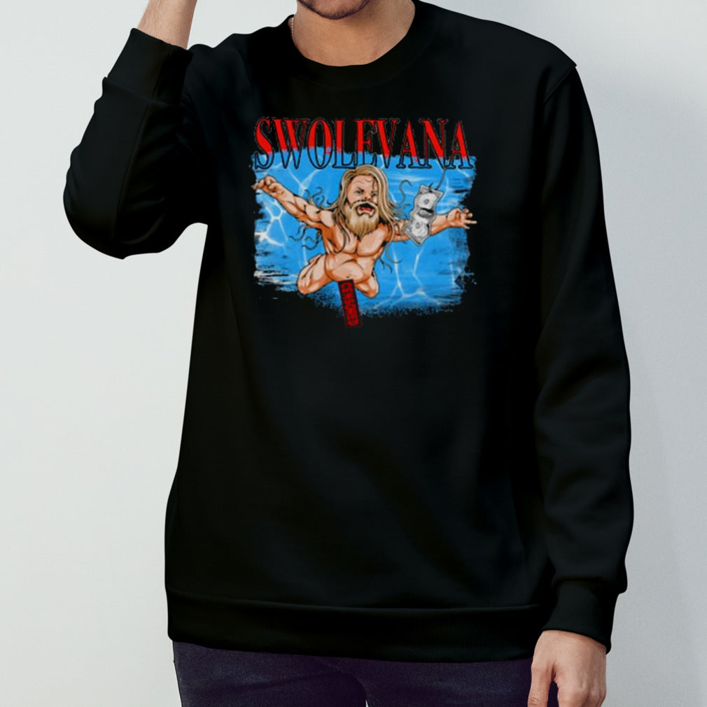 Dick Thor Swolevana Censored T-shirt
