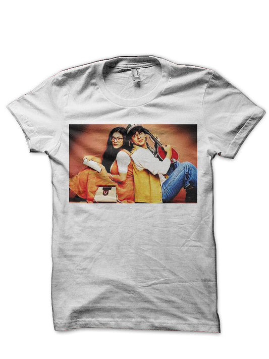 Dilwale Dulhania Le Jayenge White T-Shirt Style001