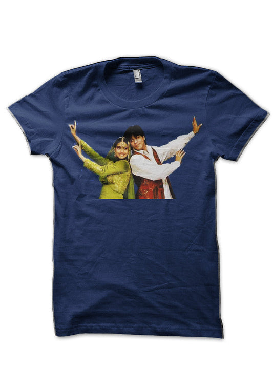 Dilwale Dulhania Le Jayenge Navy Blue T-Shirt