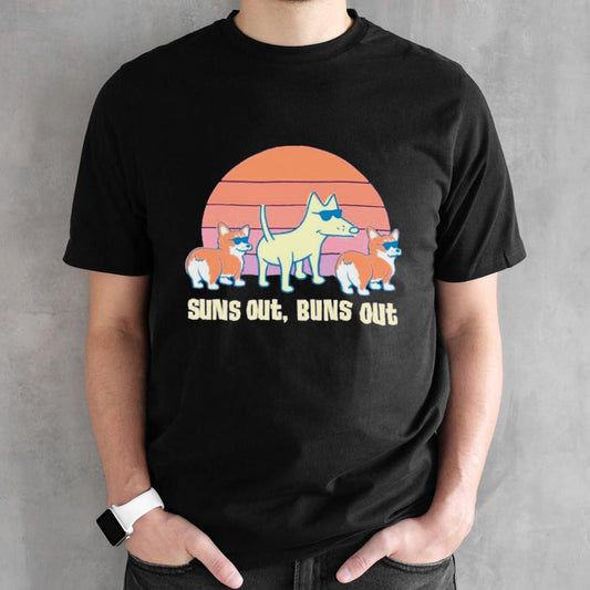 Dog suns out buns out vintage shirt