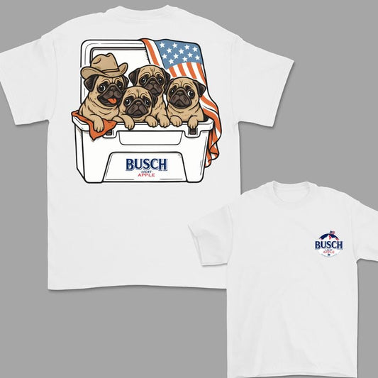 Dogs Beer Tees, Cute Dogs T-Shirt Pug T-shirt, Perfect Beer And Dog T-shirt For Women, For Men