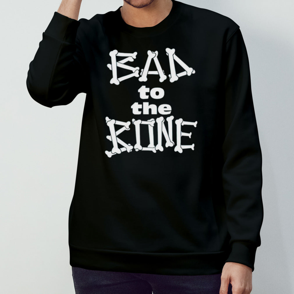 Dominic Fike wearing bad to the bone shirt