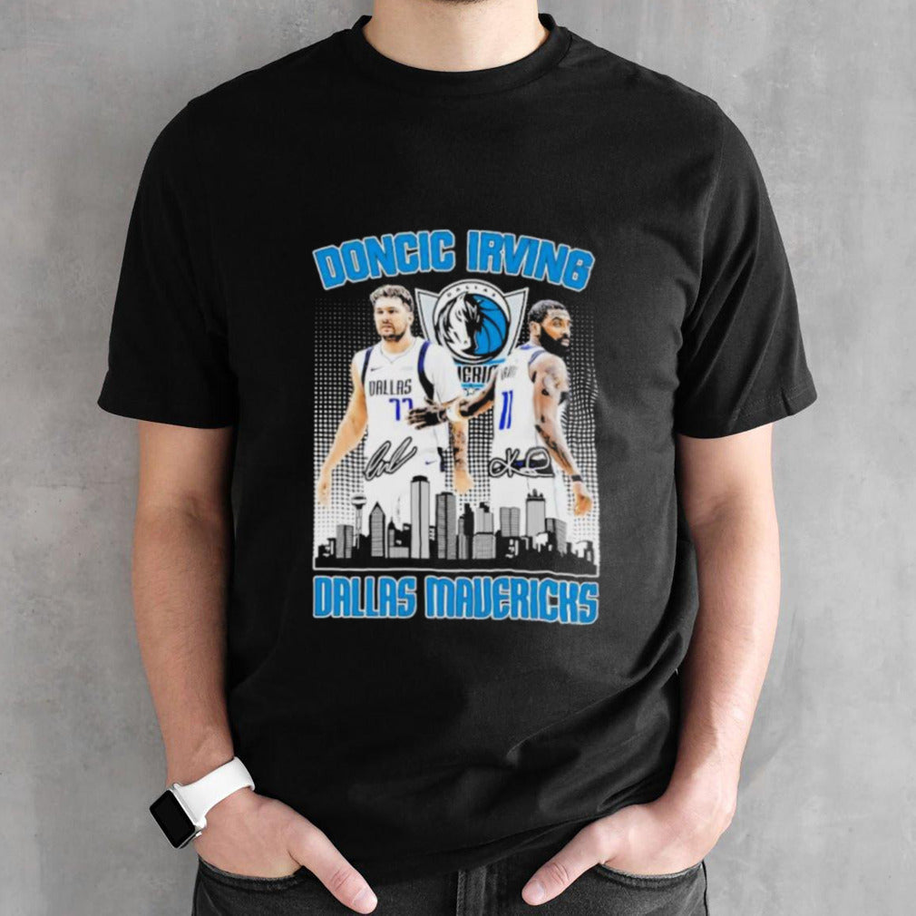 Doncic Irving Dallas Mavericks 2024 NBA Finals Luka Doncic And Kyrie Irving Signatures Shirt