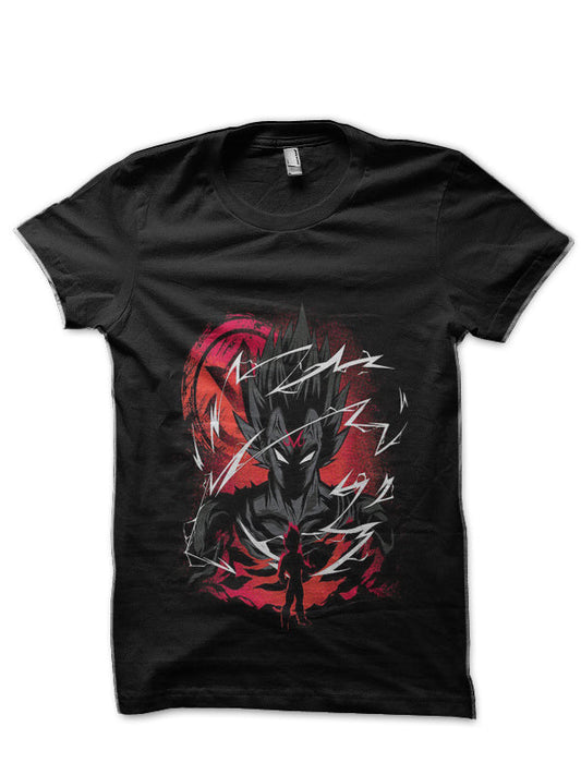 Dragon Ball Z Majin Vegeta Black T-Shirt