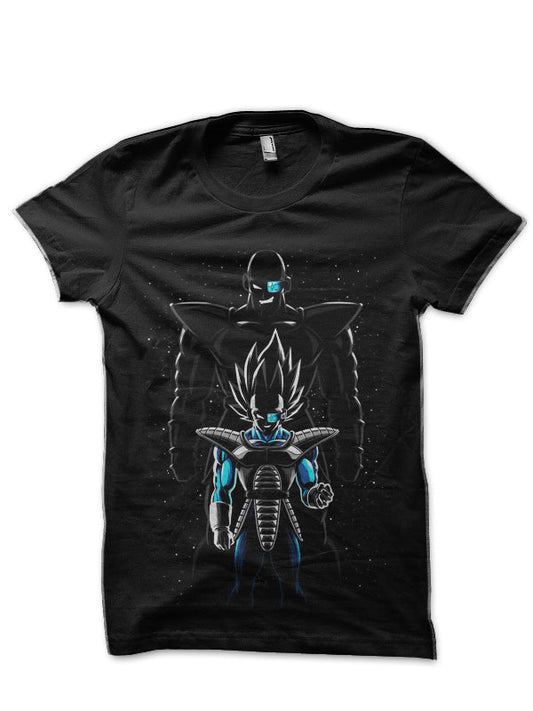 Dragon Ball Z Vegeta Black T-Shirt Style002