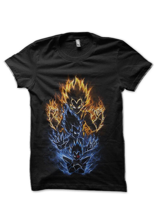 Dragon Ball Z Vegeta Black T-Shirt