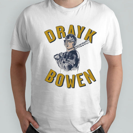 Drayk Bowen Stance Notre Dame Fighting Irish shirt
