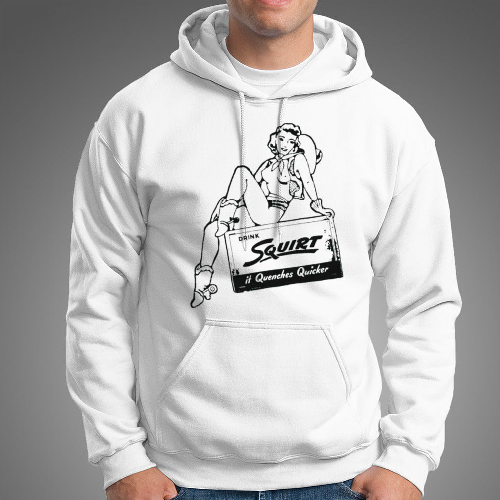 Drink squirt it quenches quicker shirt