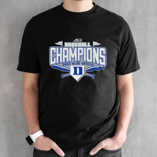 Duke Blue Devils ACC 2024 Baseball Champions Locker Room Tee shirt