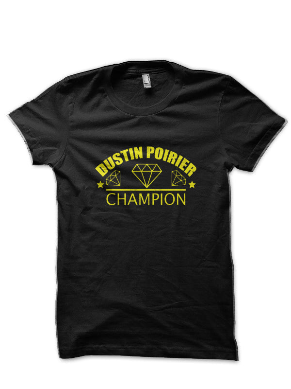Dustin Poirier Black T-Shirt Style001