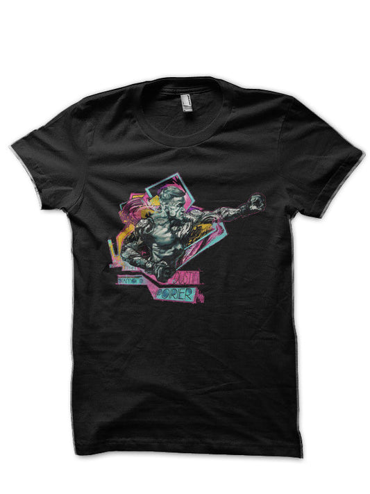 Dustin Poirier Black T-Shirt Style010